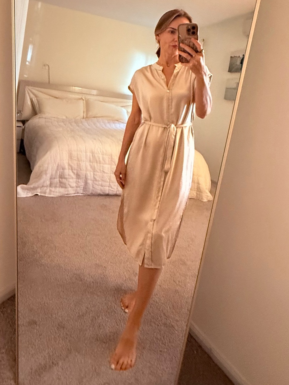 Banana Republic Silk SERENADE SHIRTDRESS